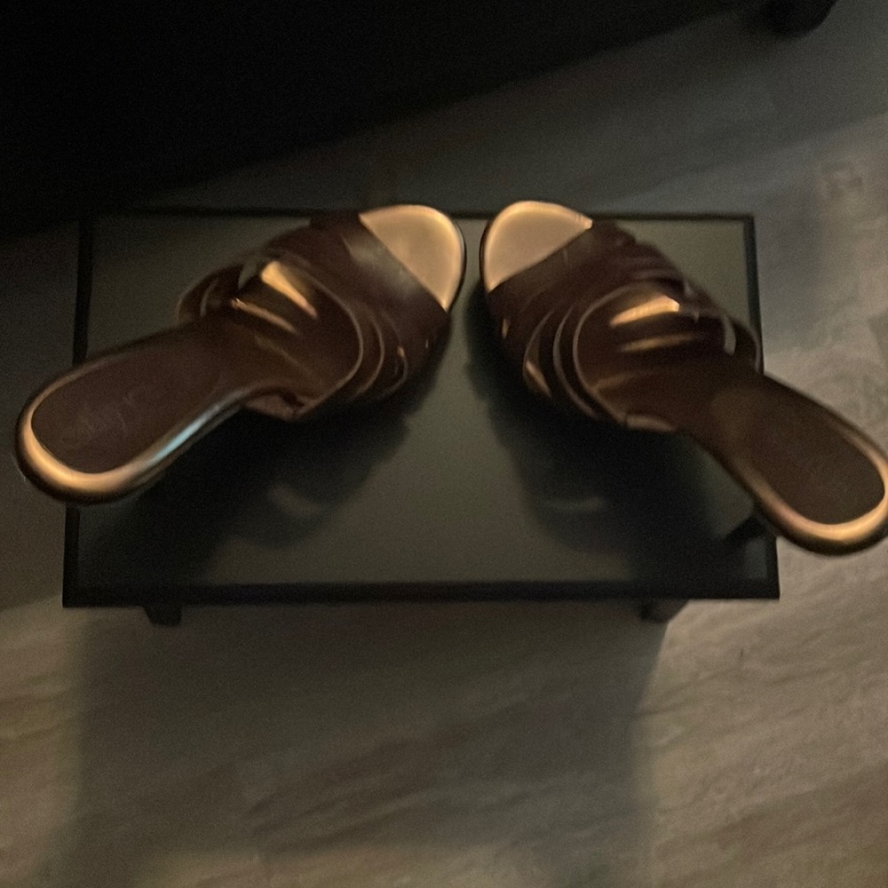 Cathy Jean slip on heels
